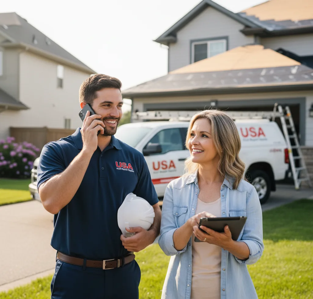 USA Roof Repair Experts customer support in Espanola